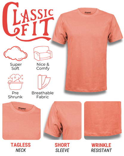 Short Sleeve Crewneck T-Shirts (Terracotta)