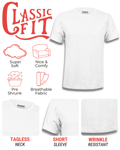 Short Sleeve Crewneck T-Shirts Multipack (White 3 Pack)