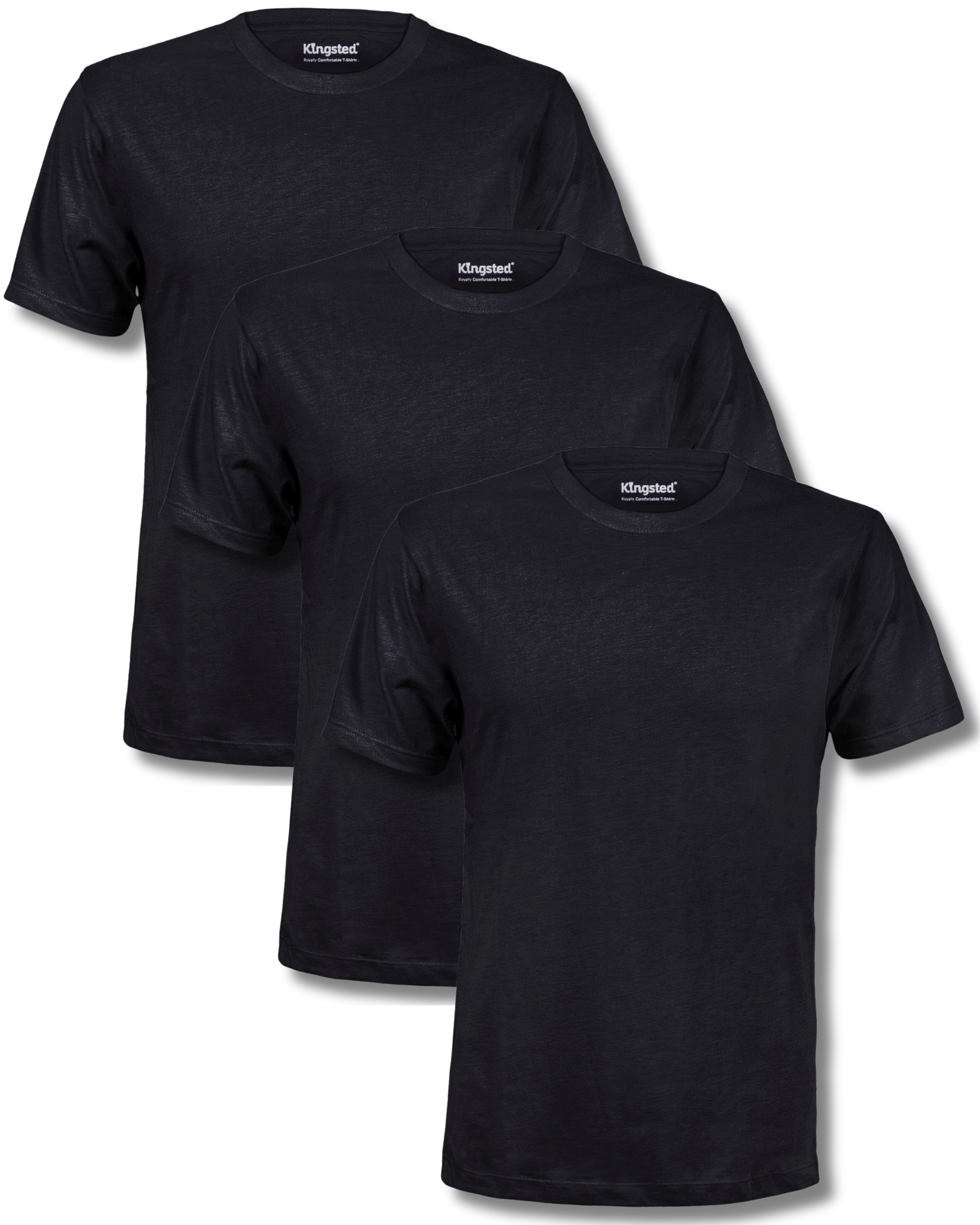 Kingsted Black T-Shirts (3 Pack)