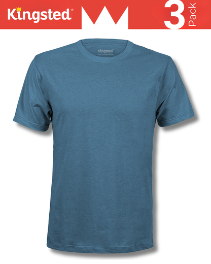 Short Sleeve Crewneck T-Shirts Multipack (Royal Pack)