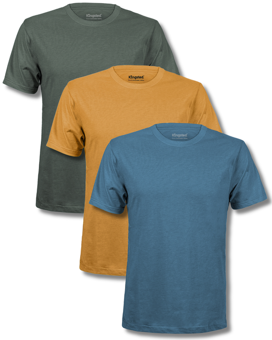 Short Sleeve Crewneck T-Shirts Multipack (Royal Pack)