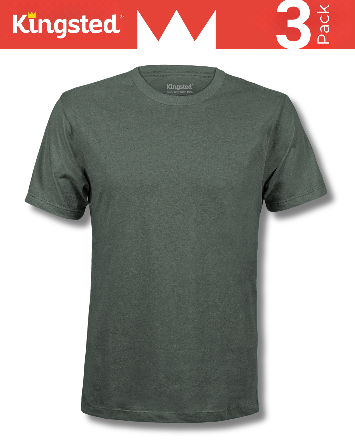 Short Sleeve Crewneck T-Shirts Multipack (Royal Pack)