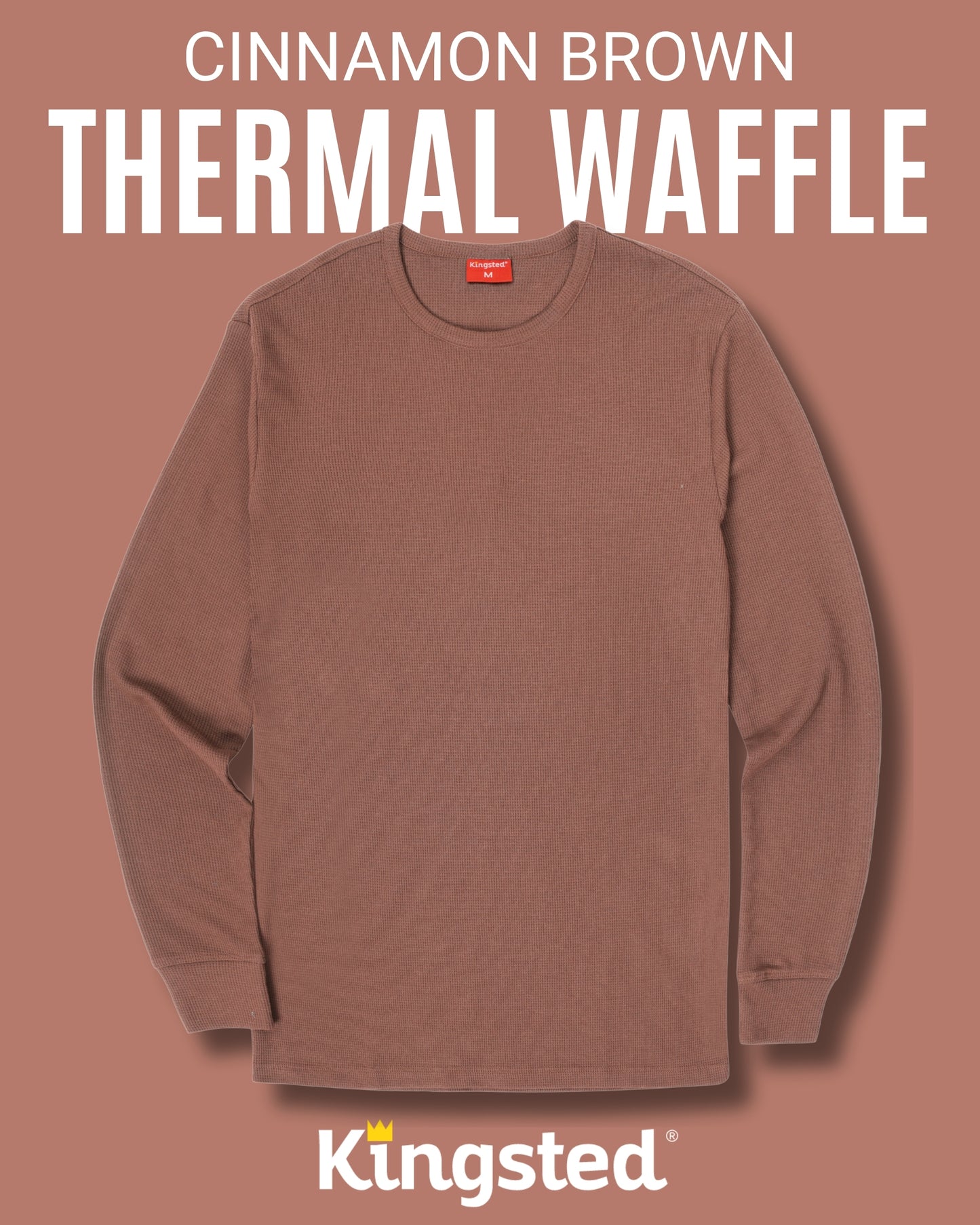 Long Sleeve Thermal Waffle Knit Shirts Multipack (Camo 3-Pack) - Kingsted