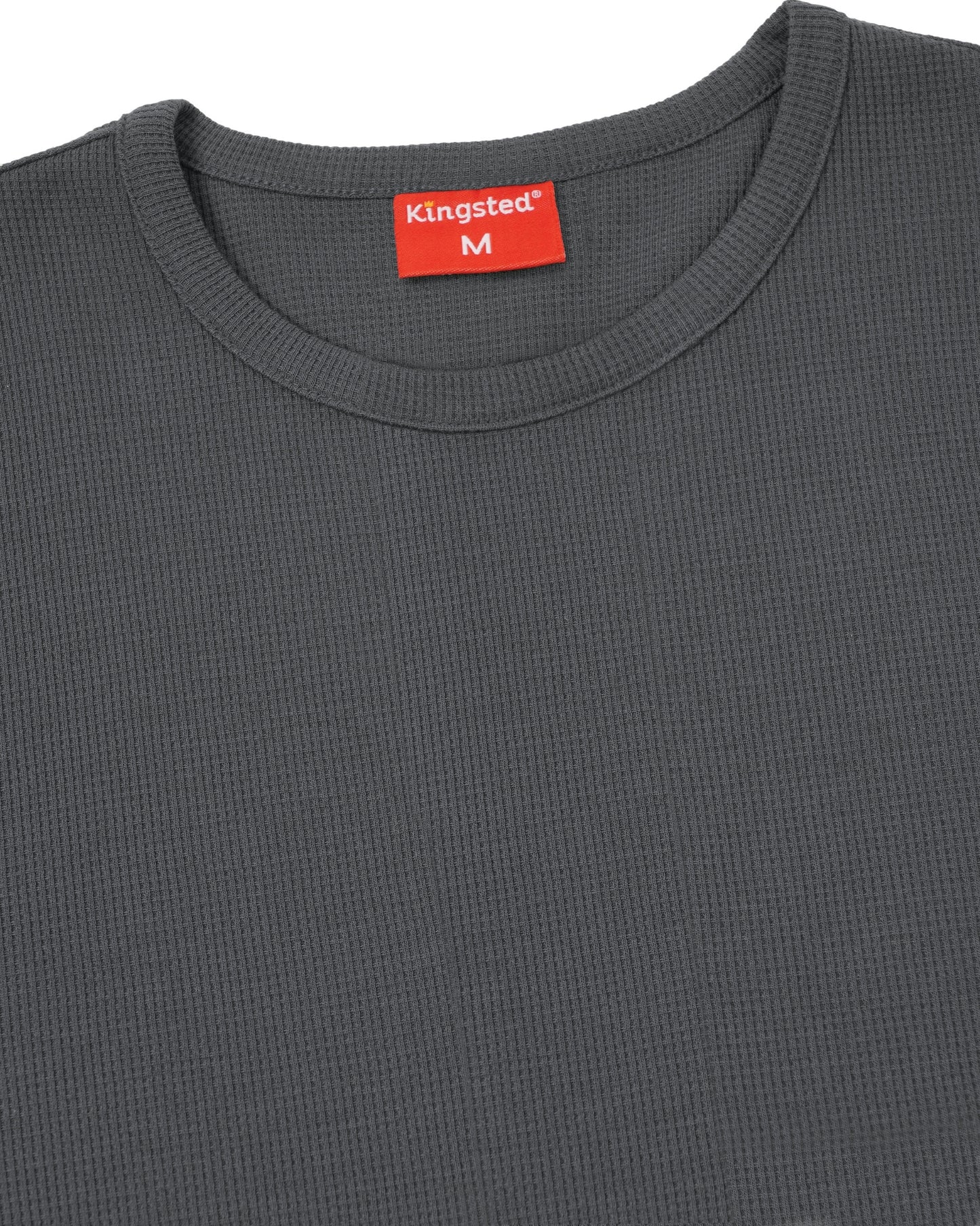 Long Sleeve Thermal Waffle Knit Shirts Multipack (Monochrome 3-Pack) - Kingsted