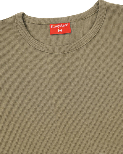 Long Sleeve Thermal Waffle Knit Shirts Multipack (Camo 3-Pack) - Kingsted