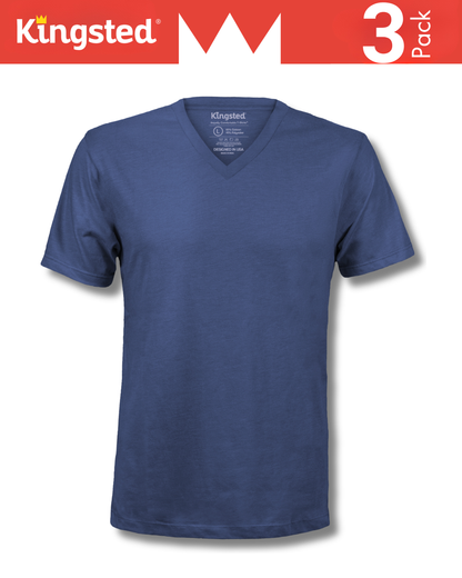 Short Sleeve V-Neck T-Shirts Multipack (Classic 3 Pack)