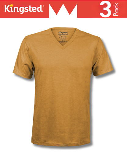 Short Sleeve V-Neck T-Shirts Multipack (Royal 3 Pack)