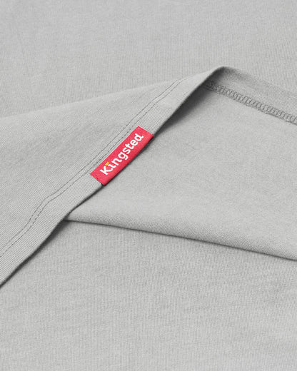 Long Sleeve Pocket T-Shirts (Grey) - Kingsted
