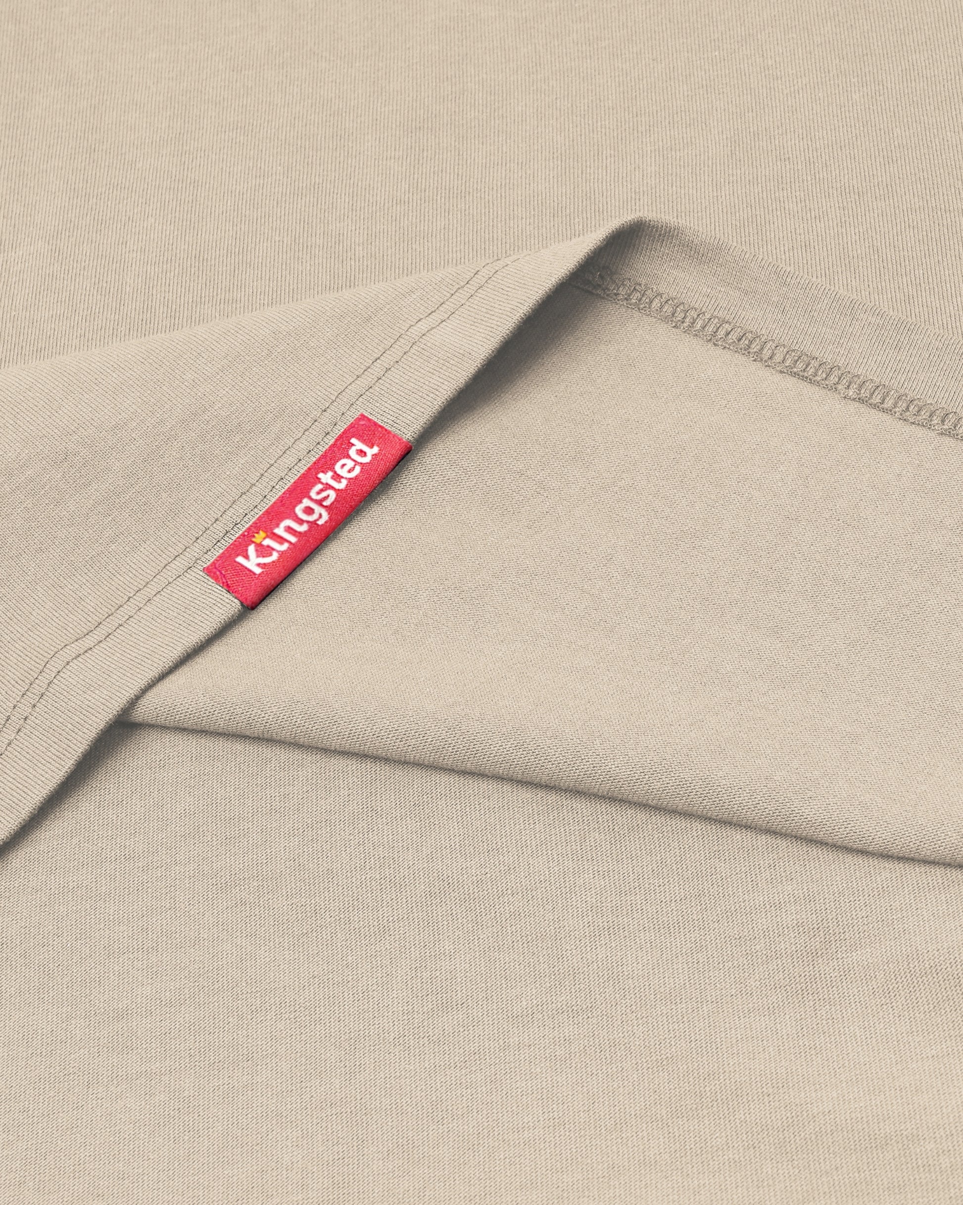 Long Sleeve Pocket T-Shirts (Sand) - Kingsted