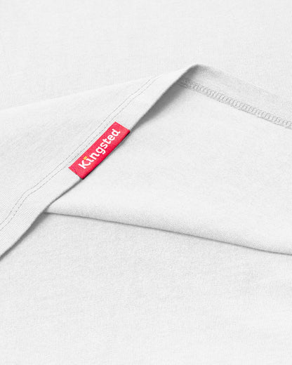Long Sleeve Pocket T-Shirts Multipack (White 3-Pack) - Kingsted