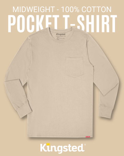 Long Sleeve Pocket T-Shirts Multipack (Camo 3-Pack)