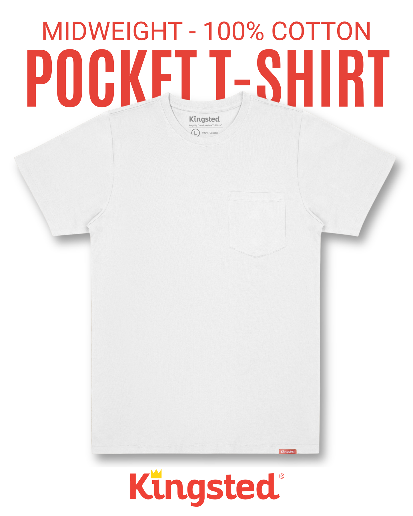 Short Sleeve Pocket T-Shirts Multipack (Everyday 3-Pack)