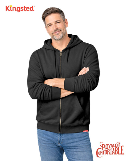 Lightweight Terry Zip Hoodie (Black)