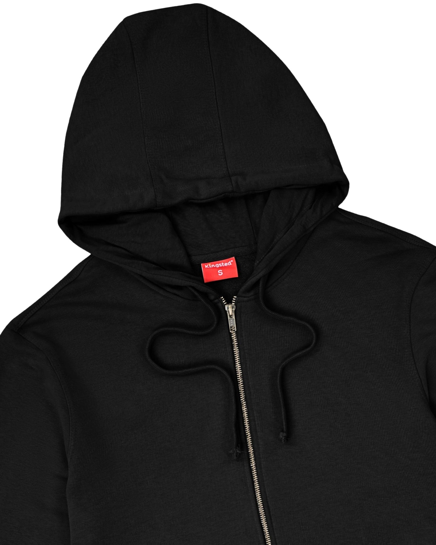 Lightweight Terry Zip Hoodie (Black)