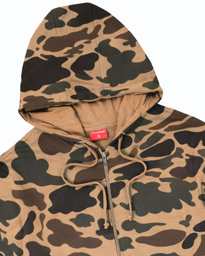 Lightweight Terry Zip Hoodie (Camo)