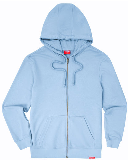 Lightweight Terry Zip Hoodie (Carolina Blue)