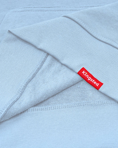 Lightweight Terry Zip Hoodie (Carolina Blue)