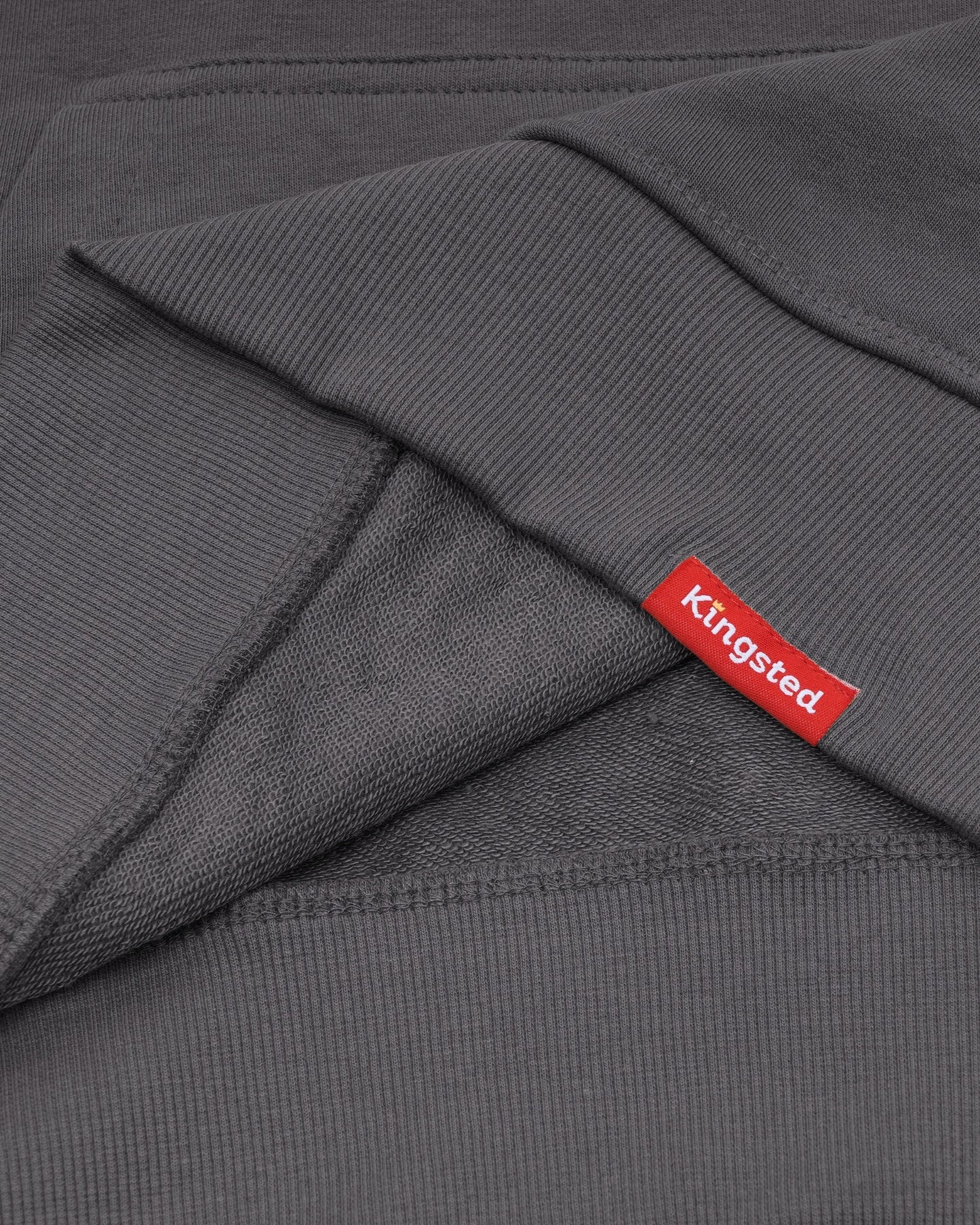 Lightweight Terry Zip Hoodie (Charcoal)