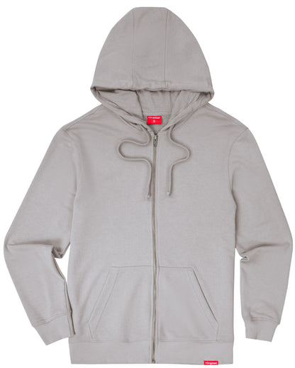 Lightweight Terry Zip Hoodie (Grey)