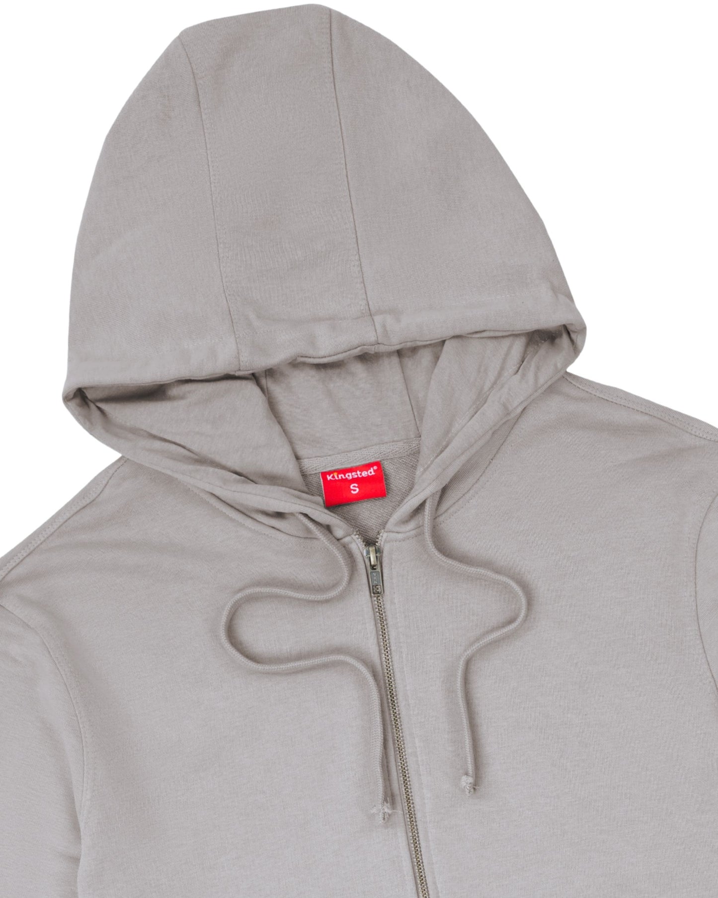 Lightweight Terry Zip Hoodie (Grey)