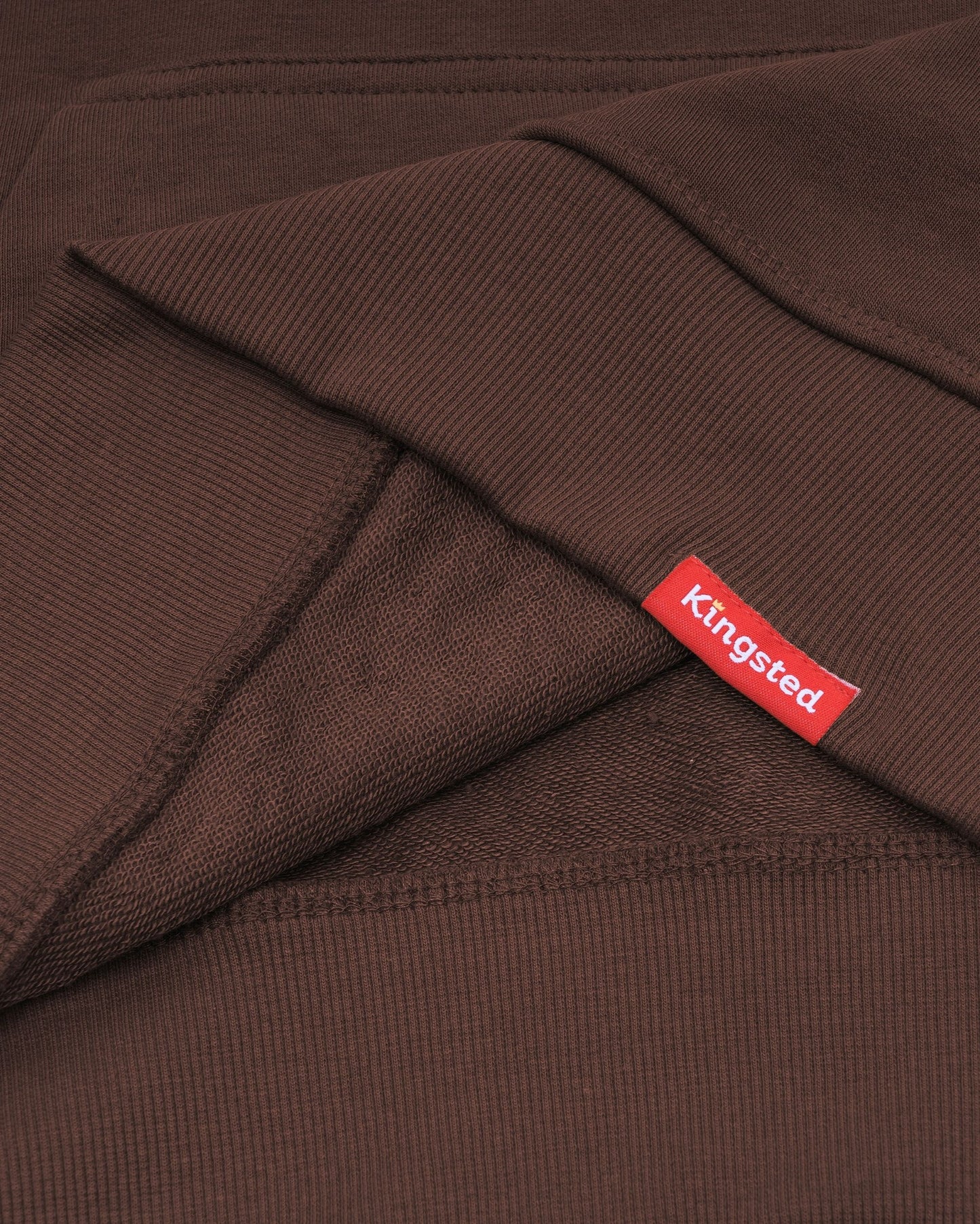 Lightweight Terry Zip Hoodie (Java Brown)