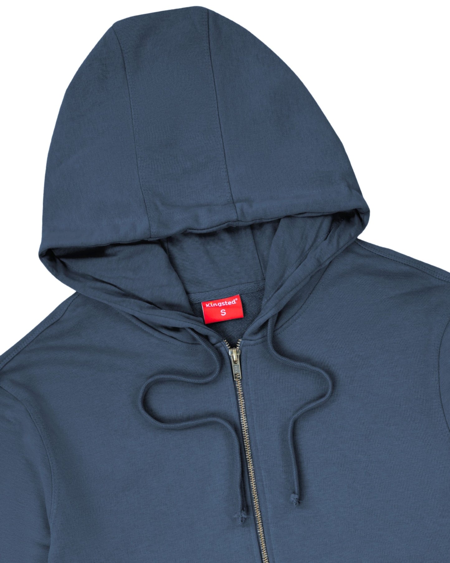 Lightweight Terry Zip Hoodie (Navy Blue)