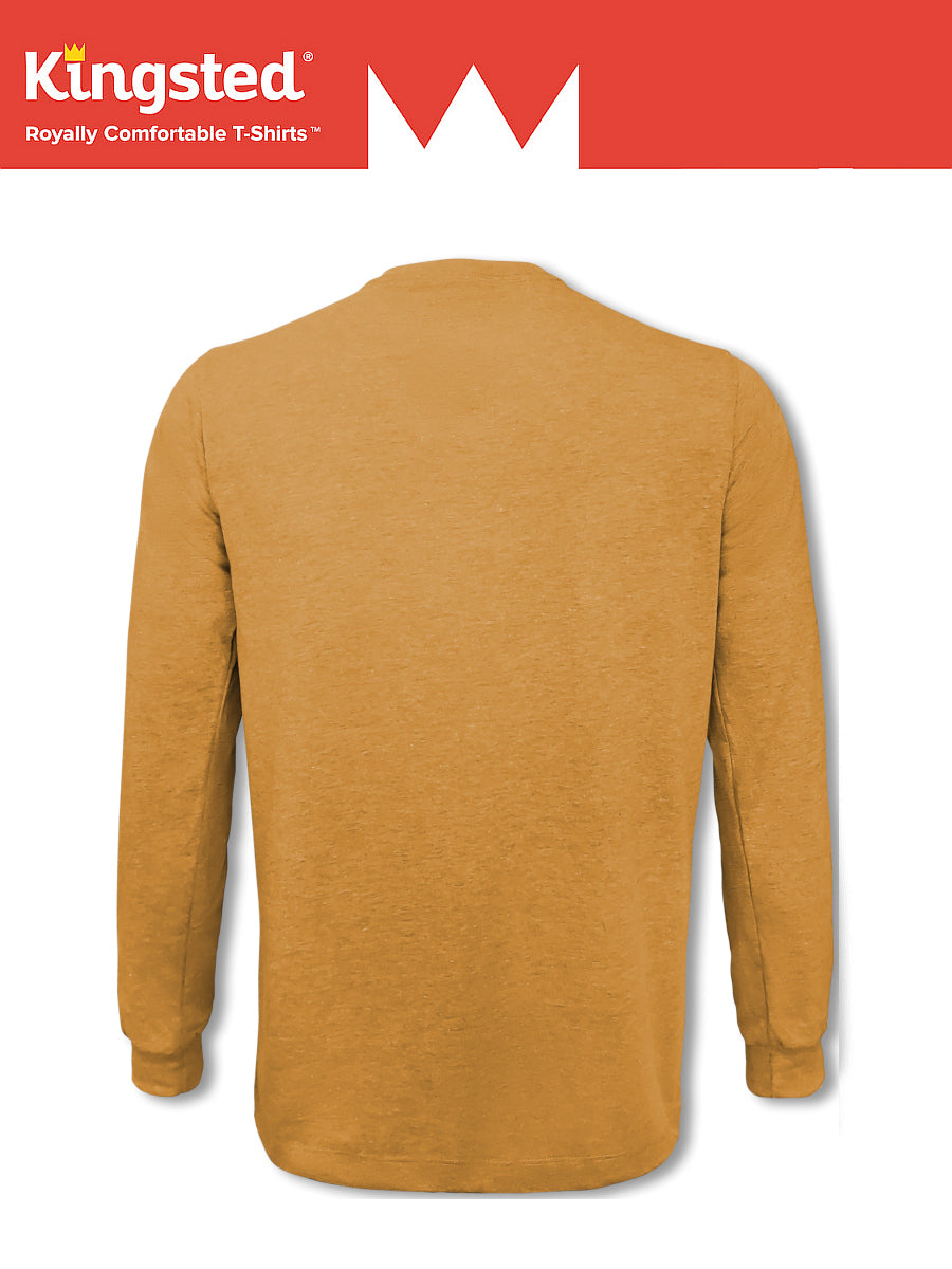 Mustard Long Sleeve Crewneck T-Shirt