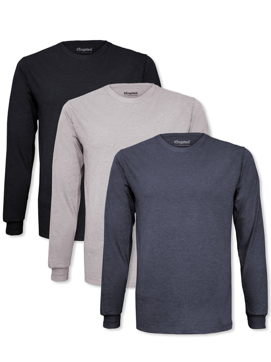 Monochrome Long Sleeve T-Shirts 3 Pack