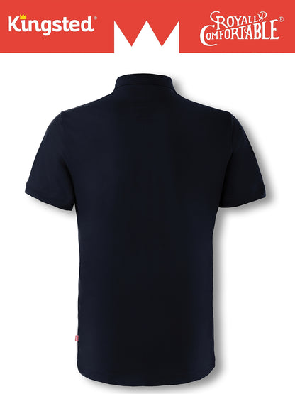 Classic Pique Polo Shirts for Men (Black)