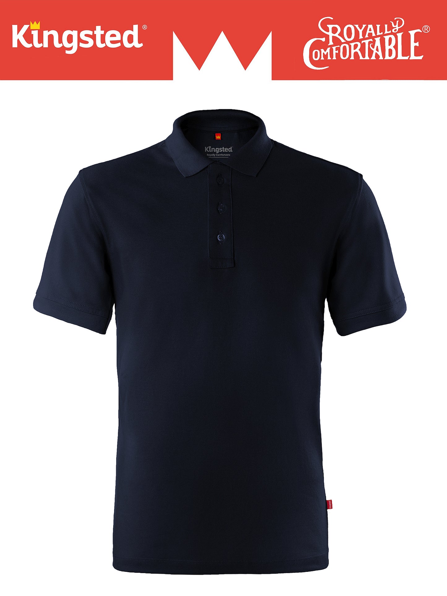 Classic Pique Polo Shirts for Men (Black)