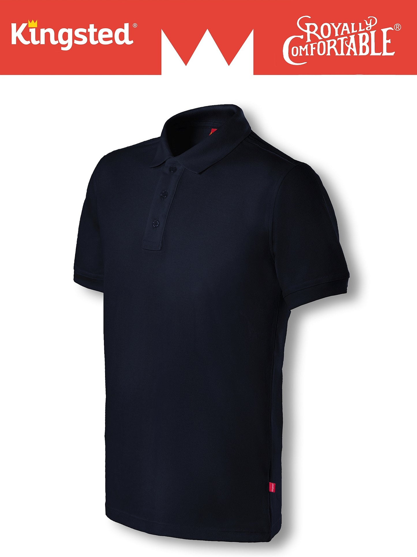 Classic Pique Polo Shirts for Men (Black)