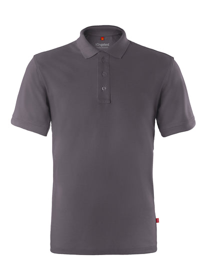 Classic Pique Polo Shirts for Men (Charcoal)