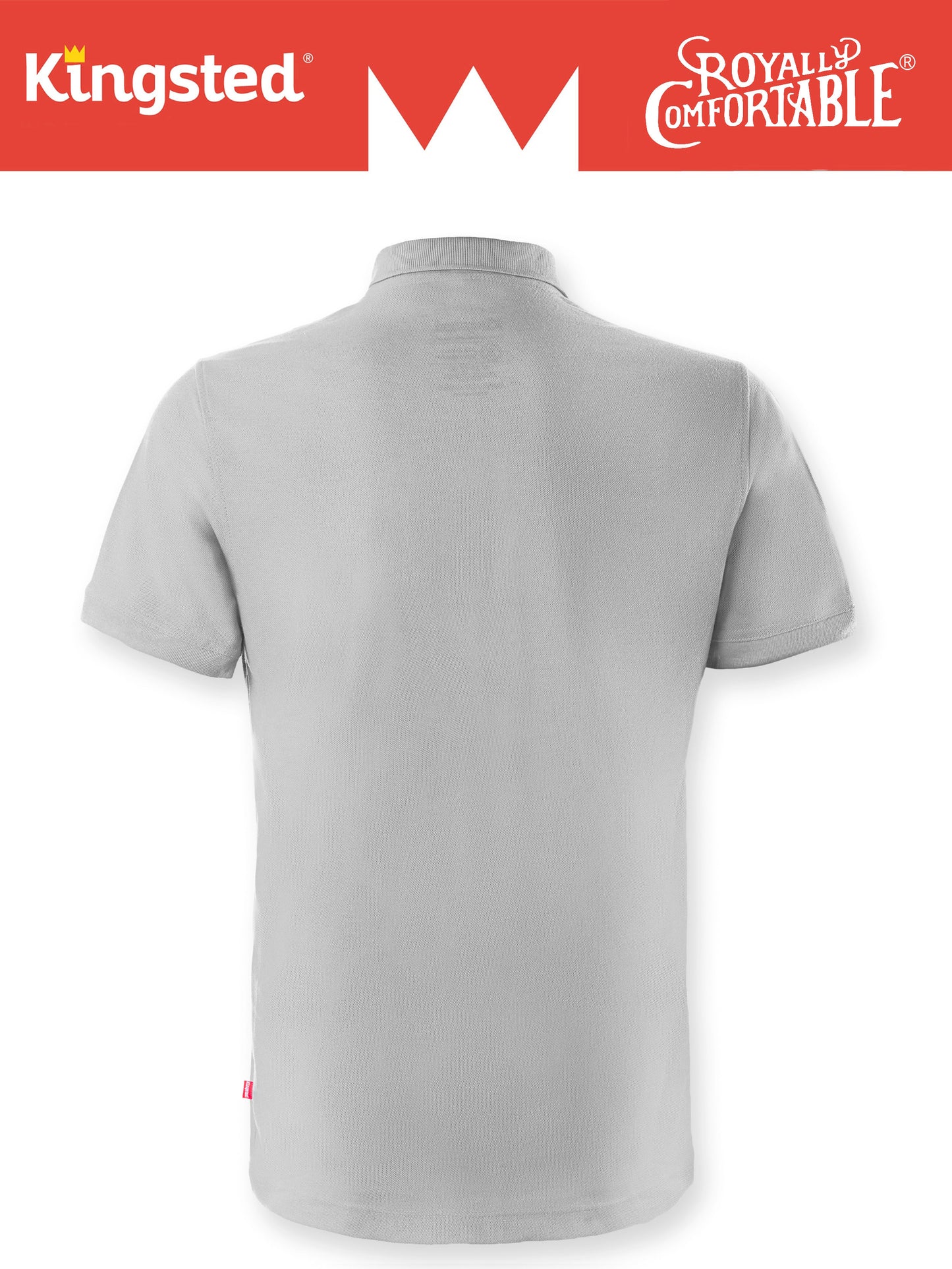 Classic Pique Polo Shirts for Men (Grey)