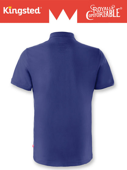 Classic Pique Polo Shirts for Men (Royal Blue)