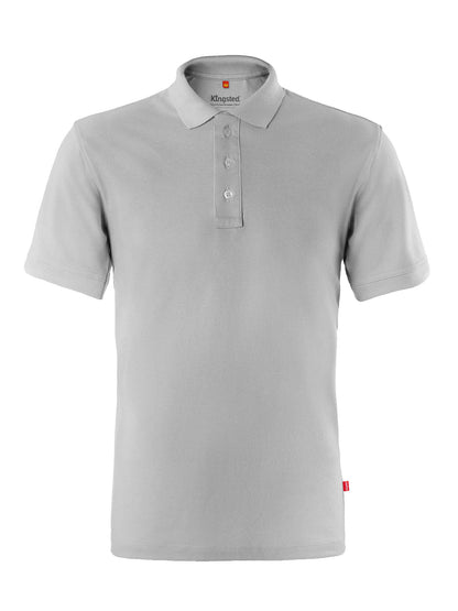 Classic Pique Polo Shirts for Men (Grey)