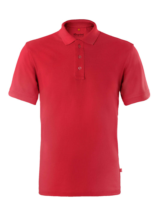 Classic Pique Polo Shirts for Men (Red)