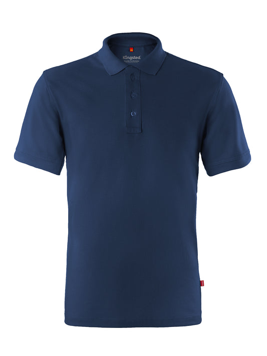 Classic Pique Polo Shirts for Men (Navy Blue)