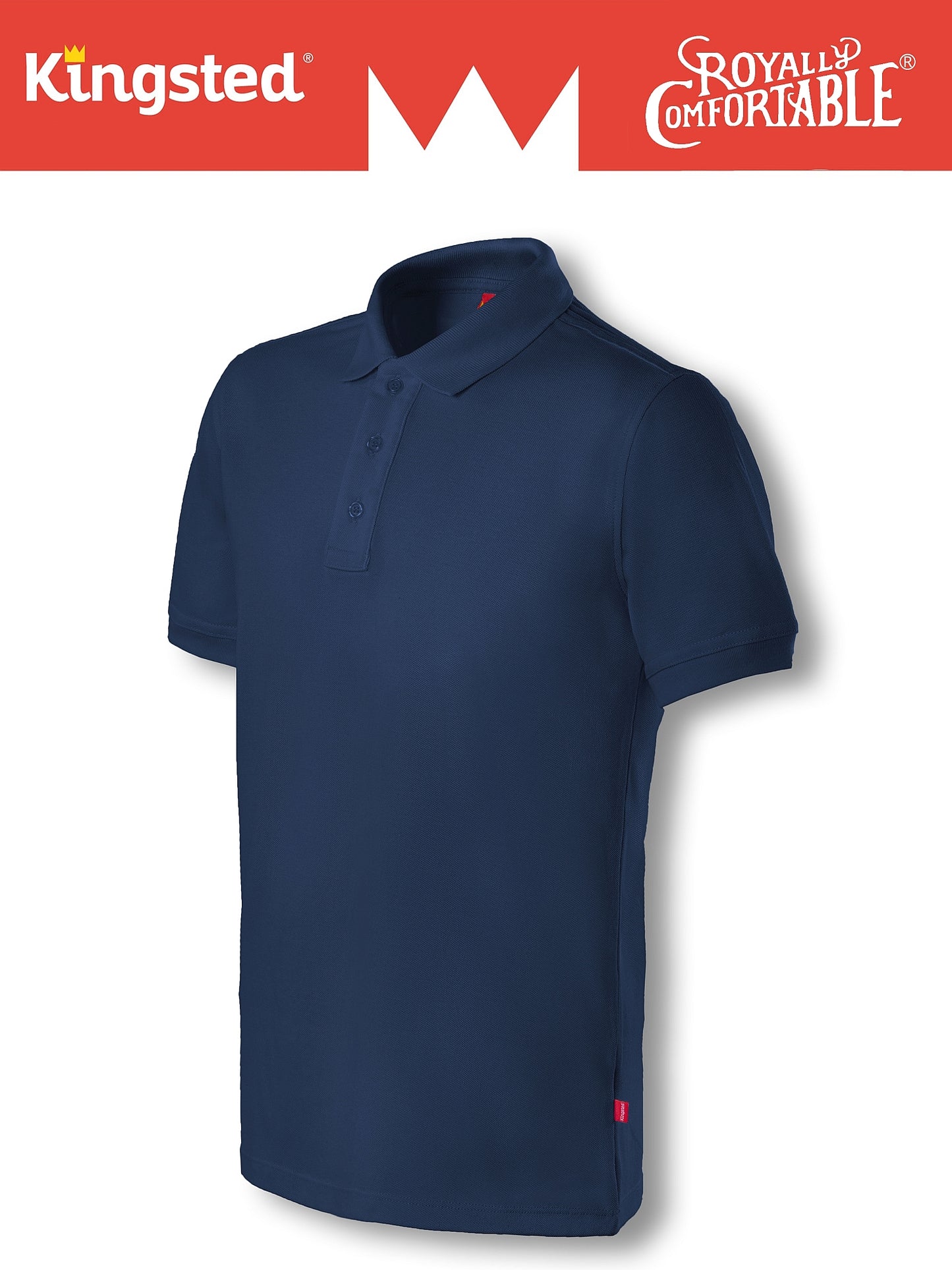 Classic Pique Polo Shirts for Men (Navy Blue)