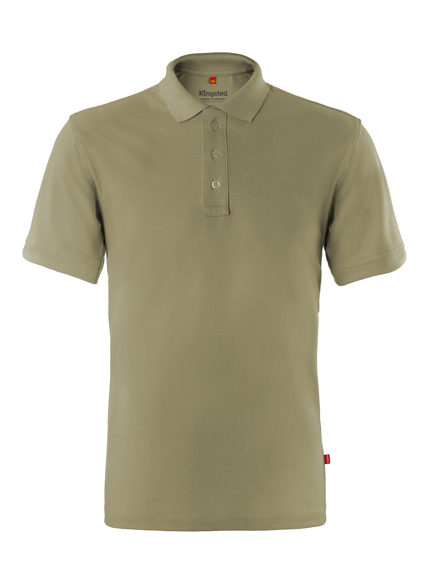Classic Pique Polo Shirts for Men (Olive Green)