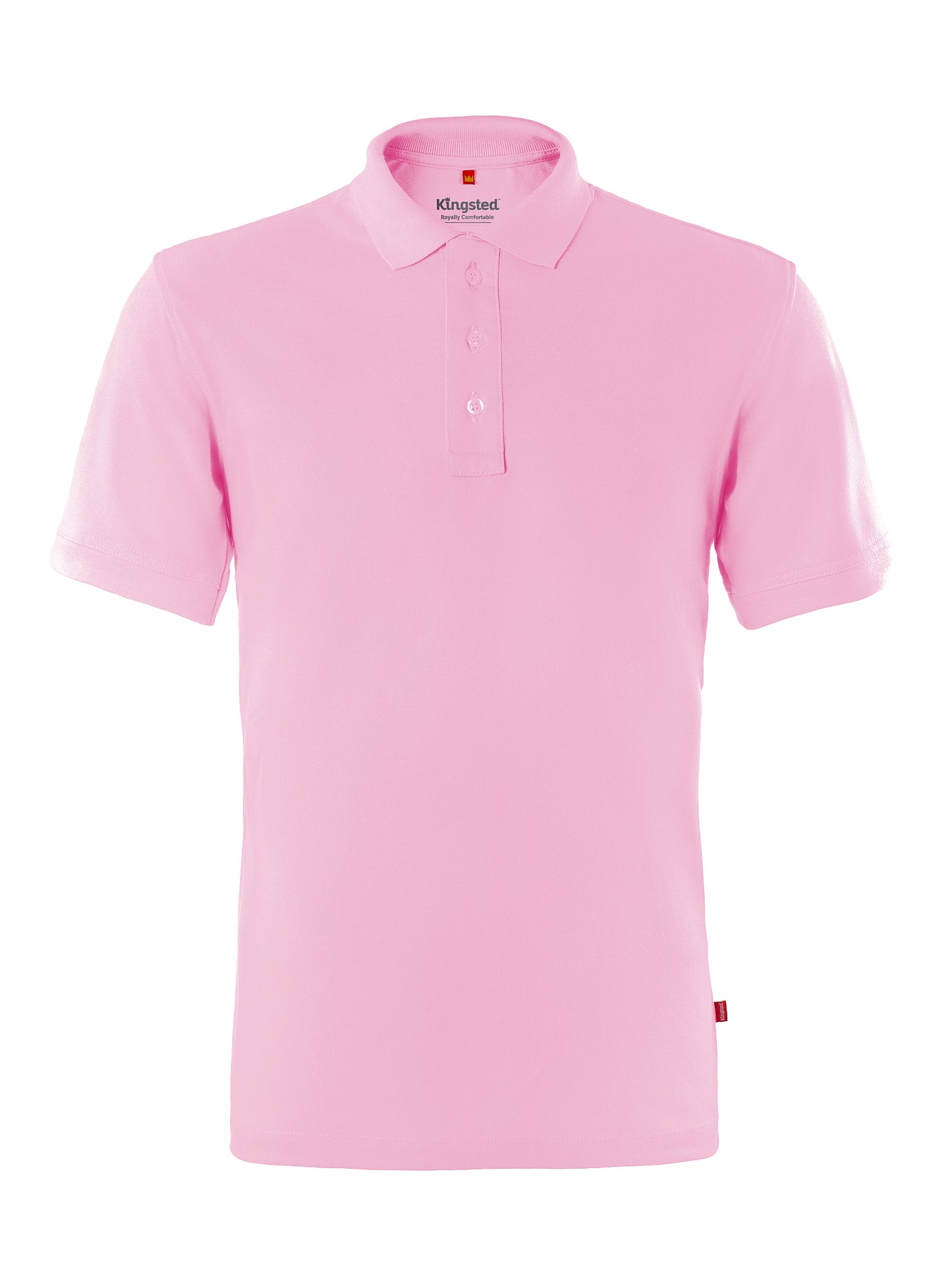 Classic Pique Polo Shirts for Men (Pink)