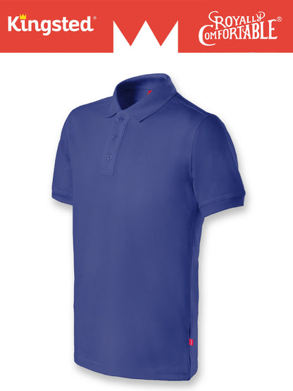 Classic Pique Polo Shirts for Men (Royal Blue)