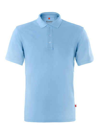 Classic Pique Polo Shirts for Men (Sky Blue)
