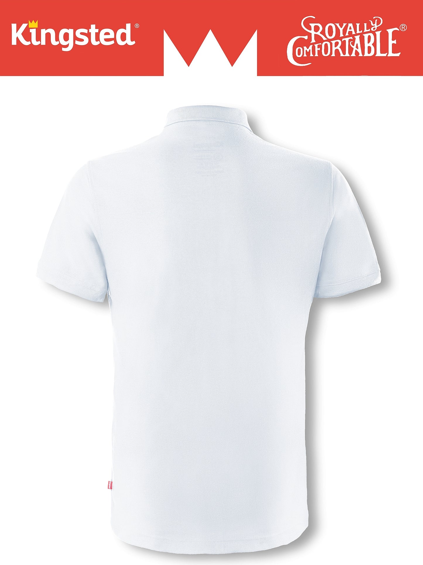 Classic Pique Polo Shirts for Men (White)