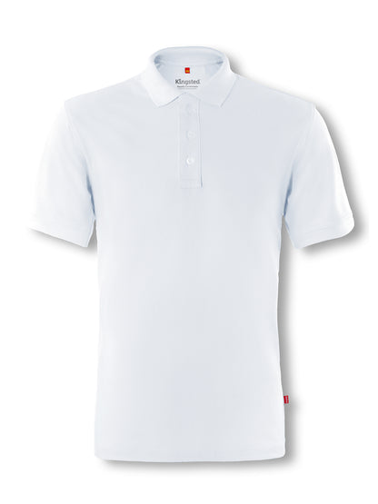 Classic Pique Polo Shirts for Men (White)